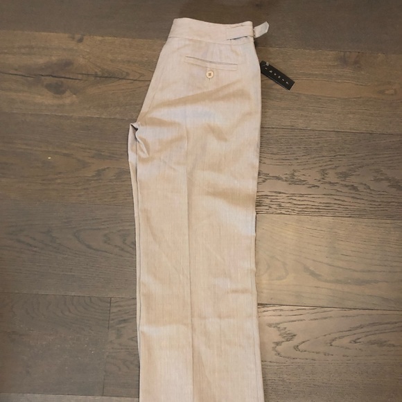 Theory camel color wool pants sz 0 NWT - Picture 2 of 5